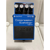 Pedale Boss Compression Sustainer Cs-3 - Super Conservado!!