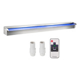 Cascada De Agua Led 90cm Fuente Alberca Acero Inoxidable 