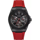  Reloj Guess W1049g6 Caballero 100% Original Correa Silicona