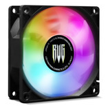 Cooler Fan Para Pc Cpu Ventoinha Air 80mm Led Rgb Gamer 12v 