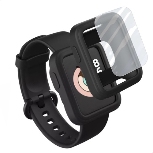 Capa Capinha Case Para Xiaomi Mi Watch Lite De Silicone