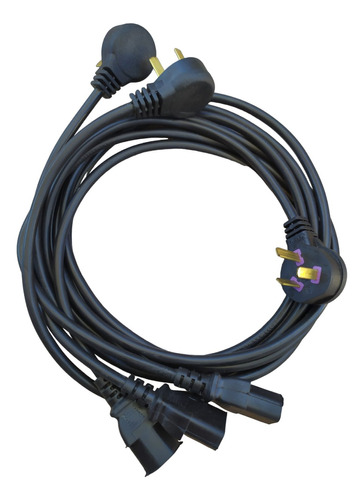 Cable Interlock Enchufe De Tres Espigas 10a 250v Microtec