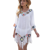 Salida De Playa Pareo Cover Up Vestido Playero Para Mujer