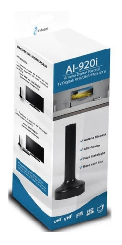 Antena Digital Indusat Ai-920i - Tv Digital/vhf/uhf/fm/hdtv