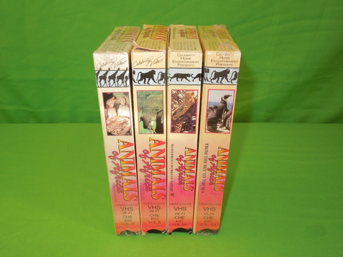 Vhs Animals Of Africa Vol.2,3,4 Y 5   