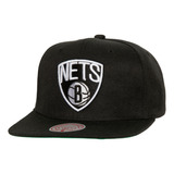 Gorra Mitchell & Ness Side Jam Brooklyn Nets Negro Nba Basqu