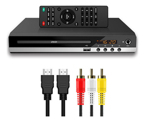 Reproductor De Dvd Para Tv Compact Uhd 1080p 110v