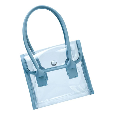 Bolso De Mano De Gelatina Transparente, Sencillo, A La Moda,