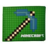 Billetera Minecraft Siliconada. Envío Rápido 