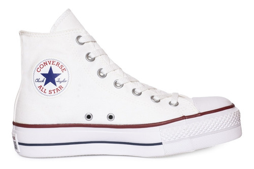 Botitas Converse All Star Blanco Plataforma! Exclusiva Dama