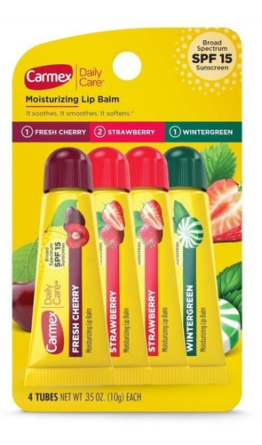 Pack De 4 Carmex Sabores Variados 