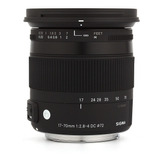 Sigma 17-70mm Contemporary F2.8-4 Dc Os Hsm Para Canon