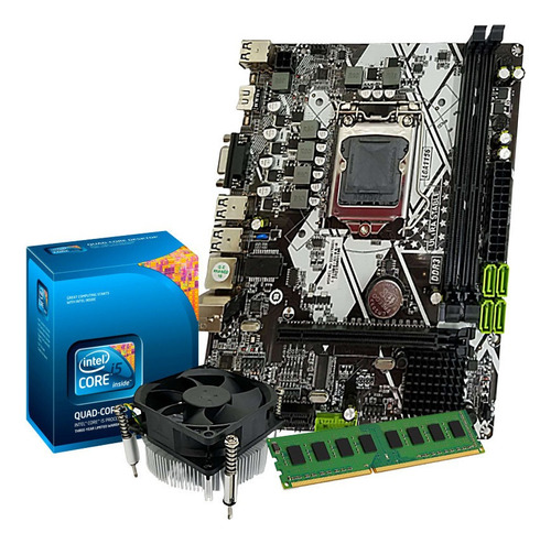 Kit Intel Core I5 3.2ghz + Placa Mãe H55 + 4gb Ddr3 + Cooler