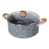 Cacerola Hudson Granito Stone Aluminio Forjado 28cm 