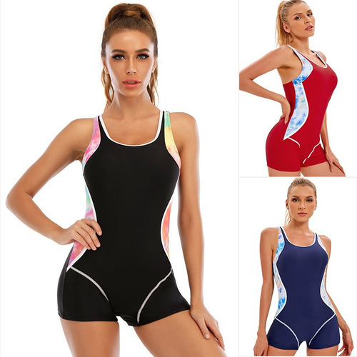 Traje De Baño Enterizo Deportivo Para Mujer