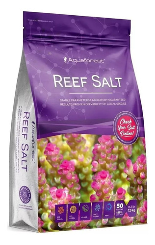 Aquaforest Reef Salt 7,5kg Sal Para Aquário  Marinho