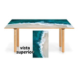 Vinilo Para Mesa Oceano Mar Agua Mundo Paisaje Vinilo M6