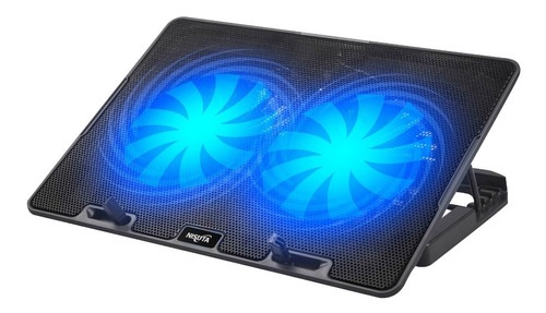 Base Notebook Nisuta Ns-cn84 Hub Usb 2 Fan Reclinable