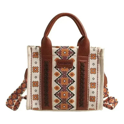 2026 Mm Bolso Wrangler For Mujer Bolso Mano Boho Azteca | Meses sin interés