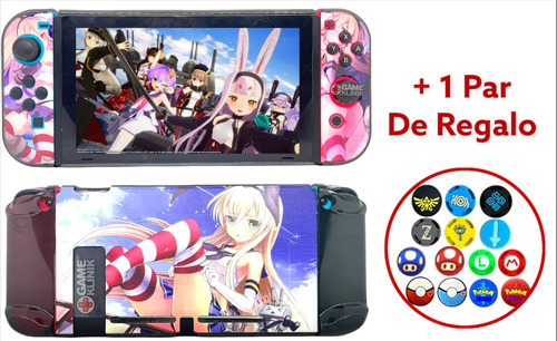 Funda Nintendo Switch Protector Case Acrílico + Thumb 14