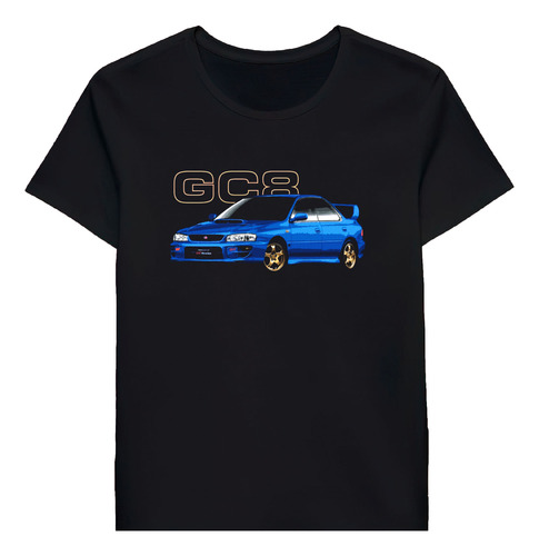 Remera Jdm Wrx Sti Gc8 Ver 5 Rally Blue 555 76249142