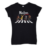 Polera Mujer Masters Of Rock Slash Queen Kiss Ozzy Rock Abom