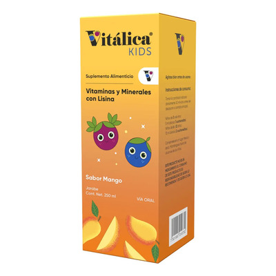 Vitalica Kids Suplemento Alimenticio Jarabe 250 Ml | MercadoLibre