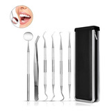 Kit De Limpieza De Dientes De Acero Inoxidable, 6 Unidades