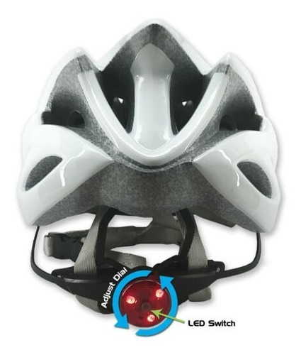 Cascos Bici Mtb Go Max De Seguridad Ajustable Con Luz Led