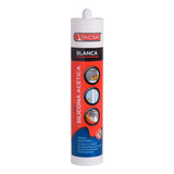 Sellador De Silicona Acética Tacsa 280ml Bco/tnsp/neg X48u