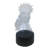 Lámpara Luz Led 3d Rgb Figura De Naruto