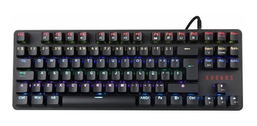 Teclado Gamer Mecánico Kronos Blade, Full Anti-ghosting, Rgb