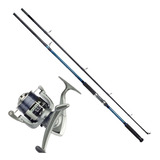 Kit Molinete Pesca Serena 6000 Linha Vara Solara 2,40m 12k A