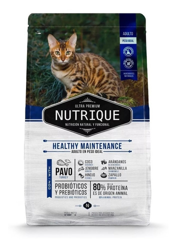 Nutrique Gato Adulto Joven Healthy Maint X 2 Kg Kangoo Pet