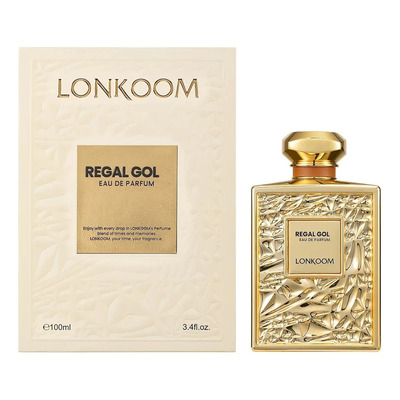 Perfume Mujer Lonkoom Regal Gold Eau de Parfum 100ml Gourmand Frutal | Meses sin interés
