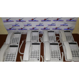 3 Teléfonos Panasonic Kx-ts108 Con Altavoz Y Memorias Rapida