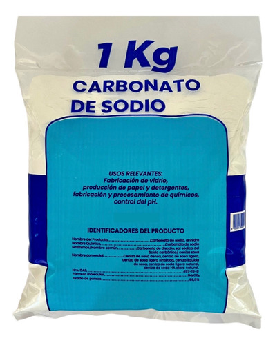 Carbonato De Sodio Múltiples Usos 1 Kg