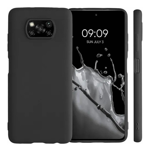 Capa Capinha Slim Pretetora  Para Poco X3 Pro+ Pelicula 3d