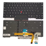 Teclado Para Notebook Lenovo Thinkpad E490  Português Br