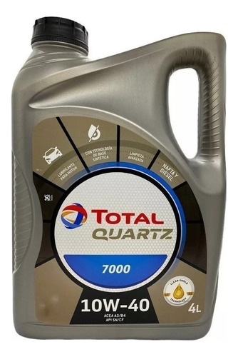 Aceite Total 10w-40 Para Autos, Pickups & Suvs 4ltrs