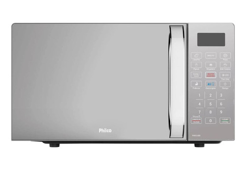 Micro Ondas Philco 20l 1100w Espelhado Pmo23eb 110v