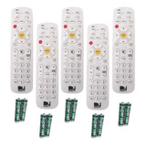 Pack De 5 Un. Control R.  Directv - Con Pilas / Con Detalle.