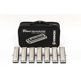 Kit De Gaitas Hohner Blues Band 7 Harmonica Set - Com Estojo