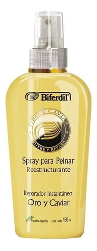 Biferdil Spray Peinar X150 Oro Y Caviar Art.458