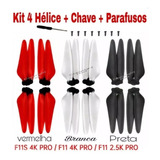Hélices Para Drone Sjrc F11s F11 4k , Parafuso Chave Hélices