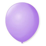 Bexiga Balão Festa Decoração N° 9 C/ 50 U - Diversas Cores Cor Lilás