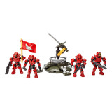 Juego De Figuras Mega Construx, Fireteam Stingray De Halo U.