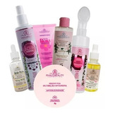 Kit Skin Care Peles Secas Rosa Mosqueta 7 Itens Phállebeauty