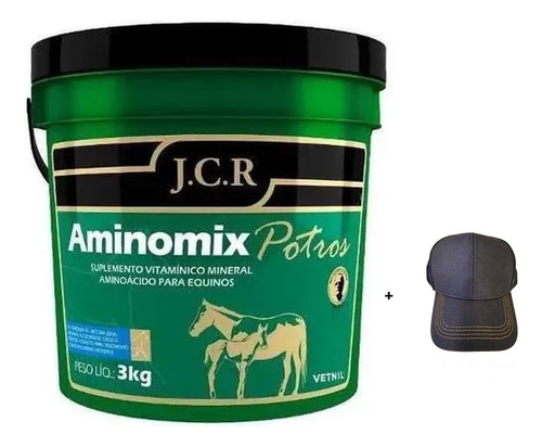 Aminomix Potros Jcr Vetnil, Suplemento 62 Componentes - 3 Kg