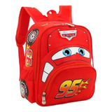 Mochila Preescolar  Cars Rayo Mcqueen Importada 